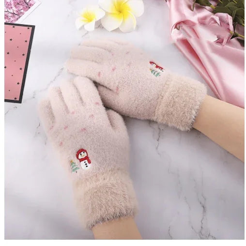 Winter Warm Touchscreen Gloves with Fleece Lining