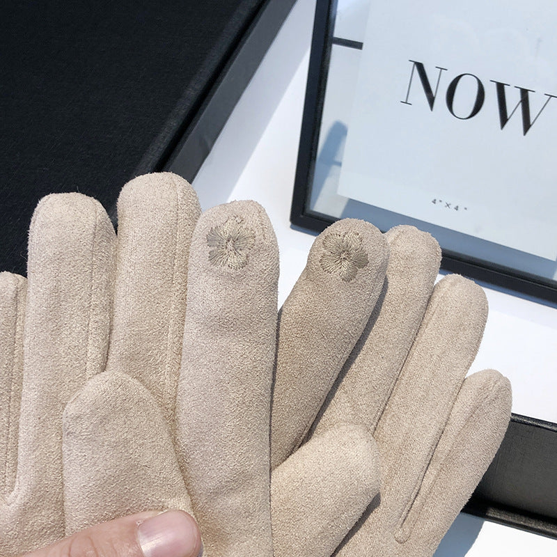 Winter Touch Screen Thermal Suede Gloves MK2BLW6W6GLO20