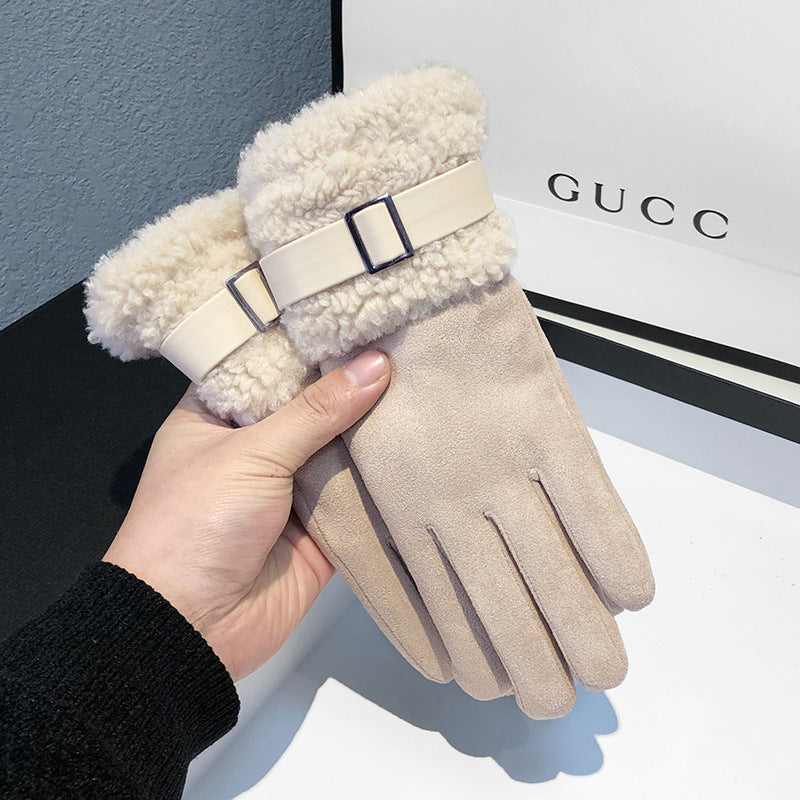 Winter Touch Screen Thermal Suede Gloves MK2BLW6W6GLO20