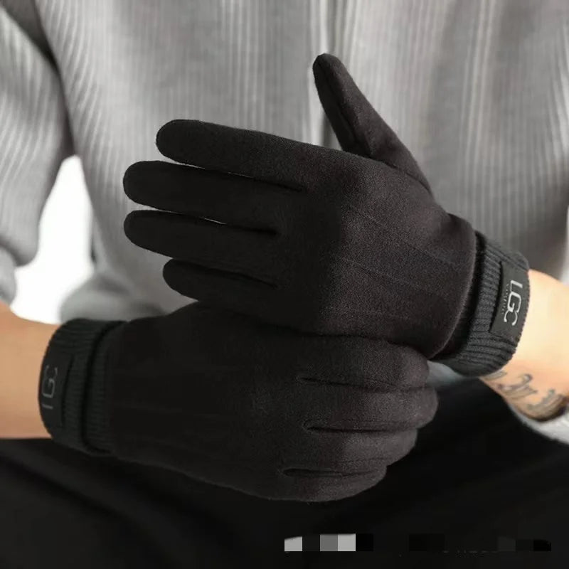 Cashmere-Blend Touchscreen Gloves