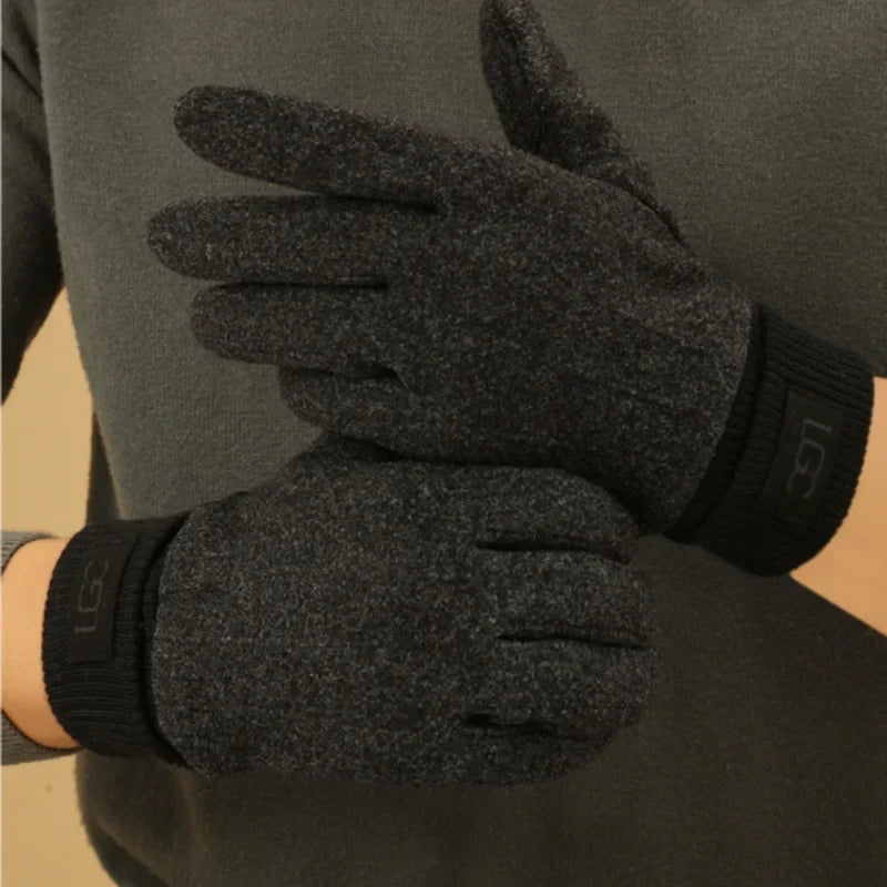 Cashmere-Blend Touchscreen Gloves